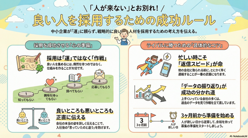 【採用の正解】「募集しても来ない」を卒業する。プロが実践する5つの逆転戦略