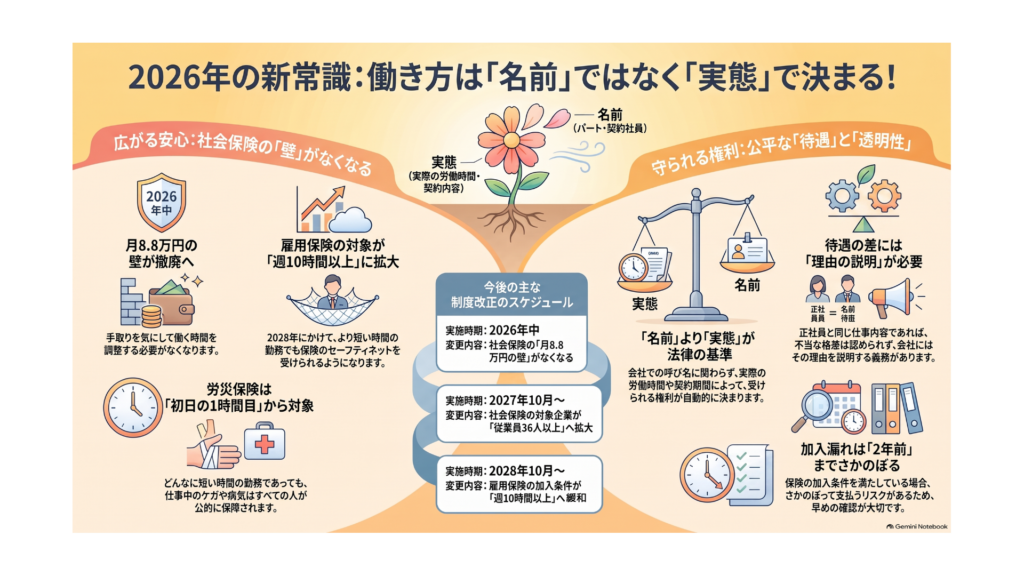 「非正規」という言葉に惑わされていませんか?2026年の私たちが知っておくべき、働き方の「新常識」5選